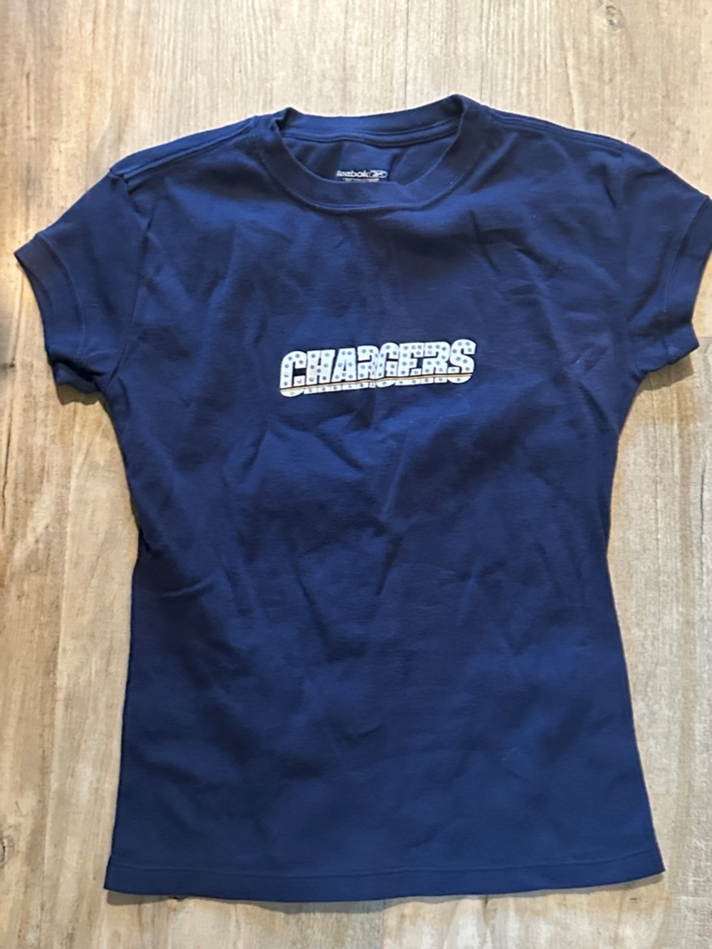 Reebok Navy Blue Chargers Graphic Tee
